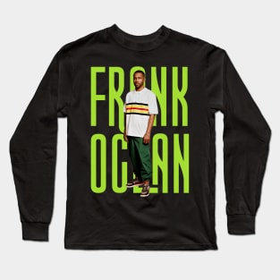 Frank Ocean With Text Long Sleeve T-Shirt